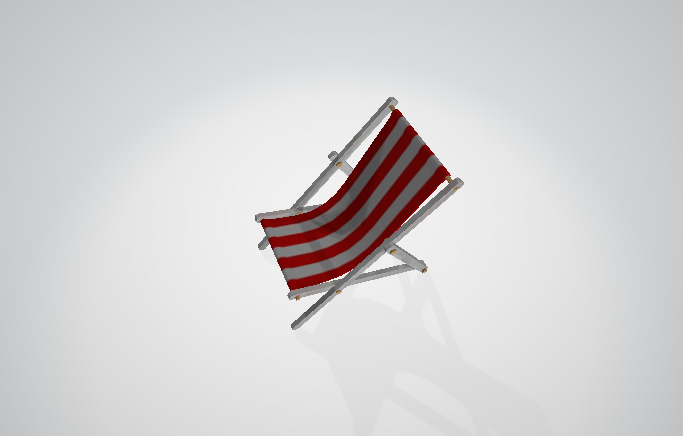 Beach Chair 3D Model Free 3D model_1