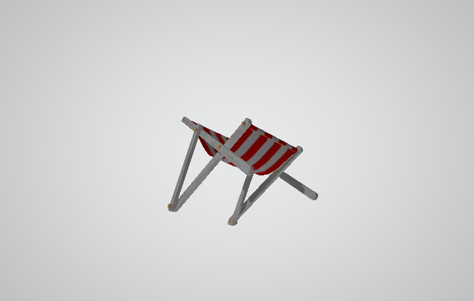 Beach Chair 3D Model Free 3D model_2