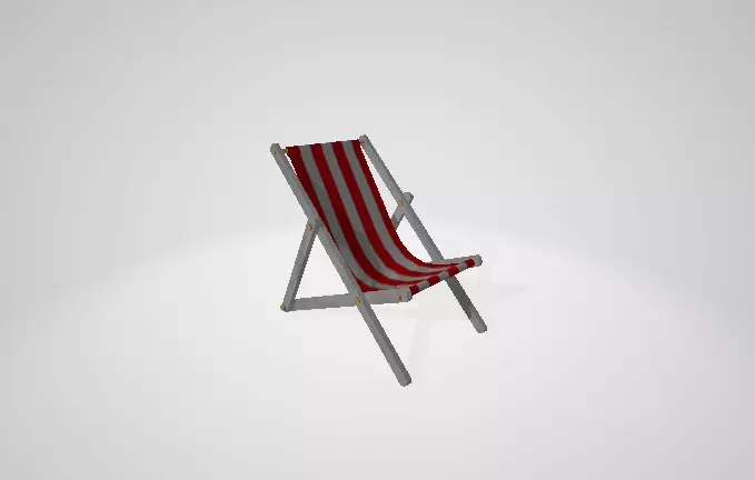 Beach Chair 3D Model Free 3D model_0