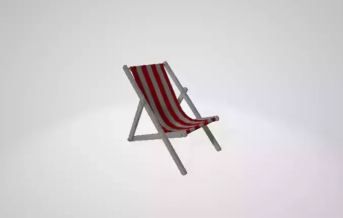 Beach Chair 3D Model