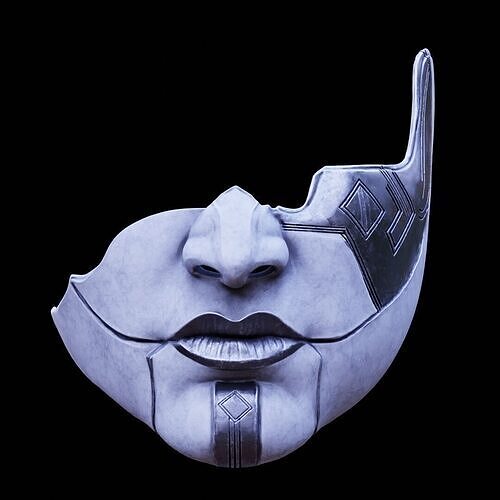 ALICIA MASK - Clair Obscur Expedition 33 Fan Art -  3D Print  Low-poly 3D print model