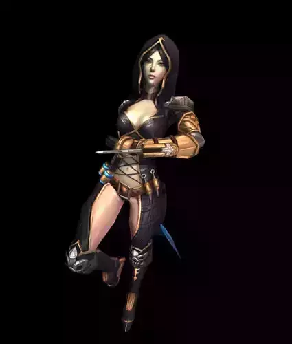 Sia - The Huntress Low-poly 3D model