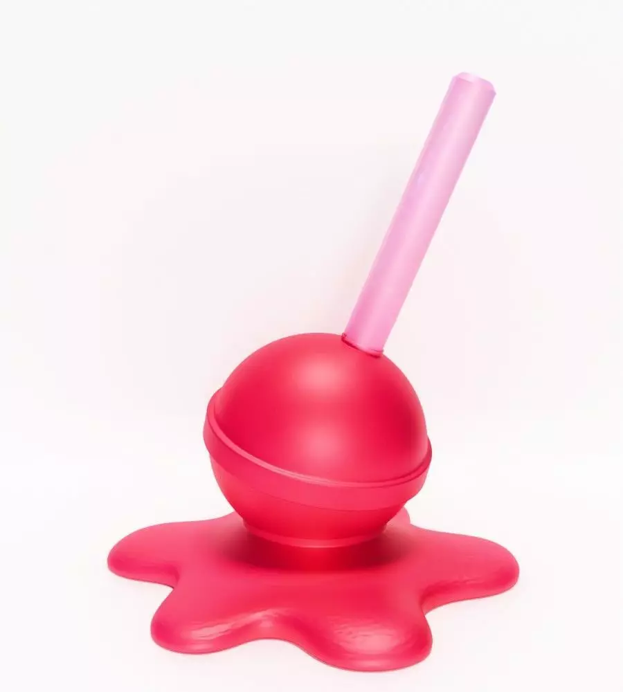 Melt Lollipop toy 3D print model_12
