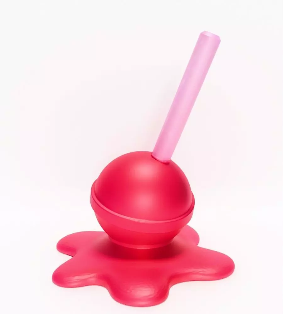 Melt Lollipop toy 3D print model_13