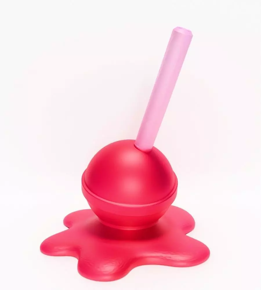 Melt Lollipop toy 3D print model_14