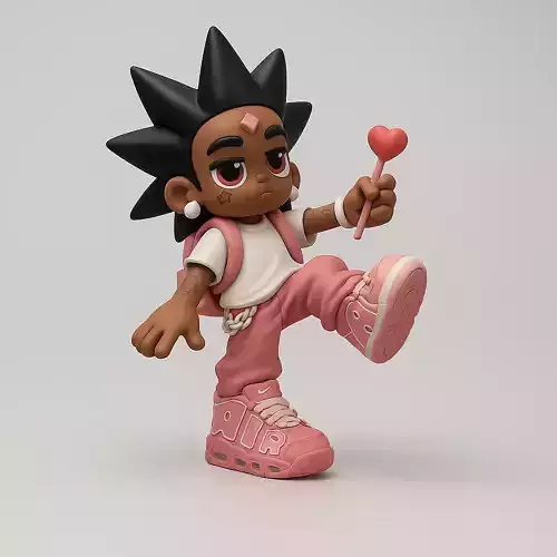 Lil Uzi Vert Nike Uptempo Cartoon 2 toy