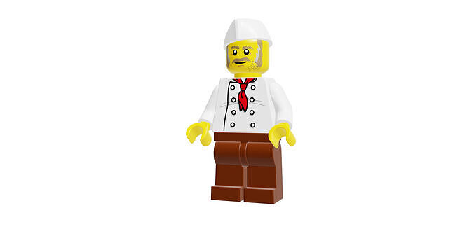 3D print minifigure - MasterChef  3D print model