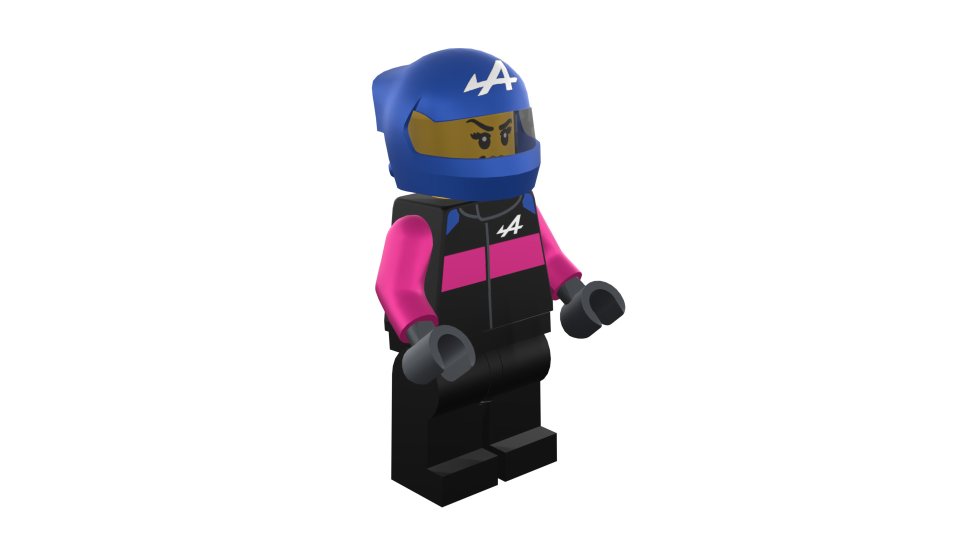 3D print minifigure - BWT Alpine F1 Racer 3D print model_8