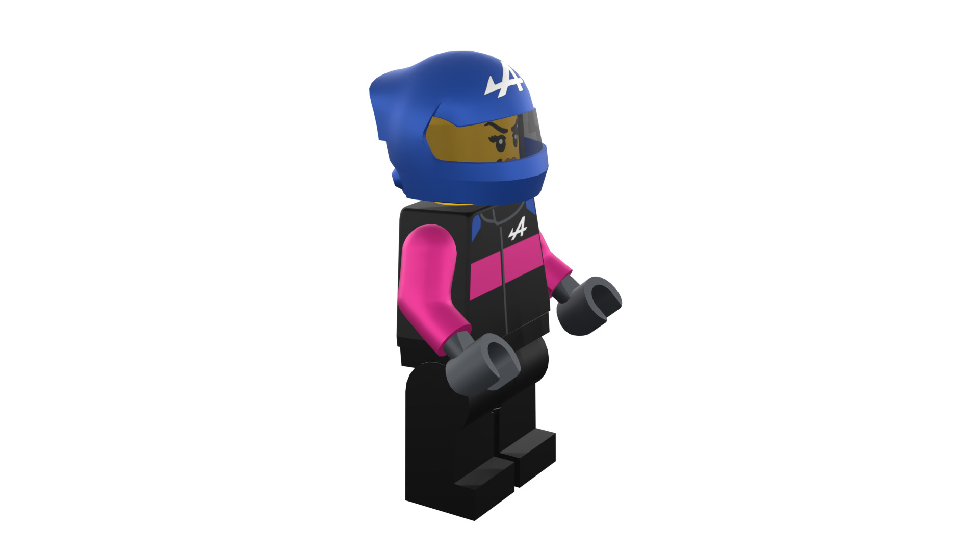 3D print minifigure - BWT Alpine F1 Racer 3D print model_11