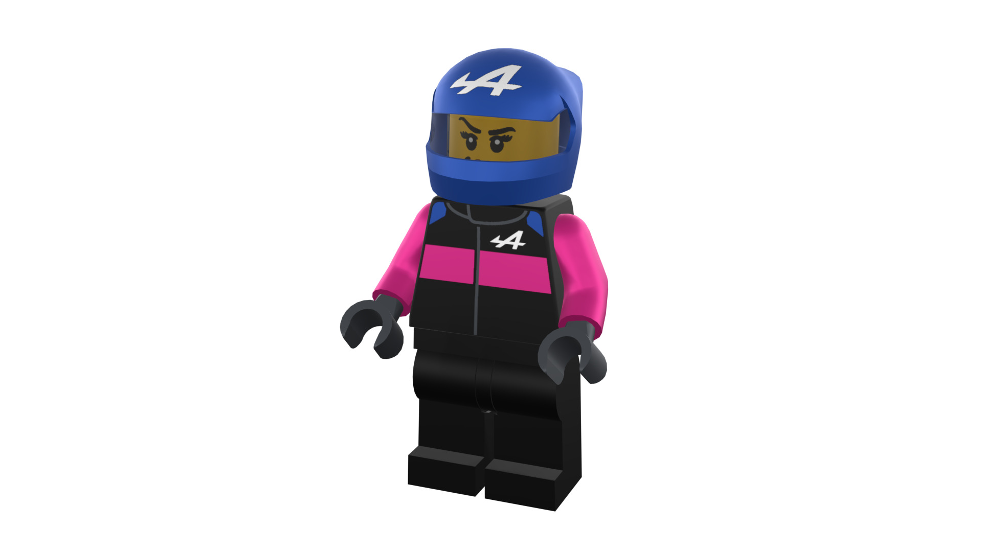 3D print minifigure - BWT Alpine F1 Racer 3D print model_41