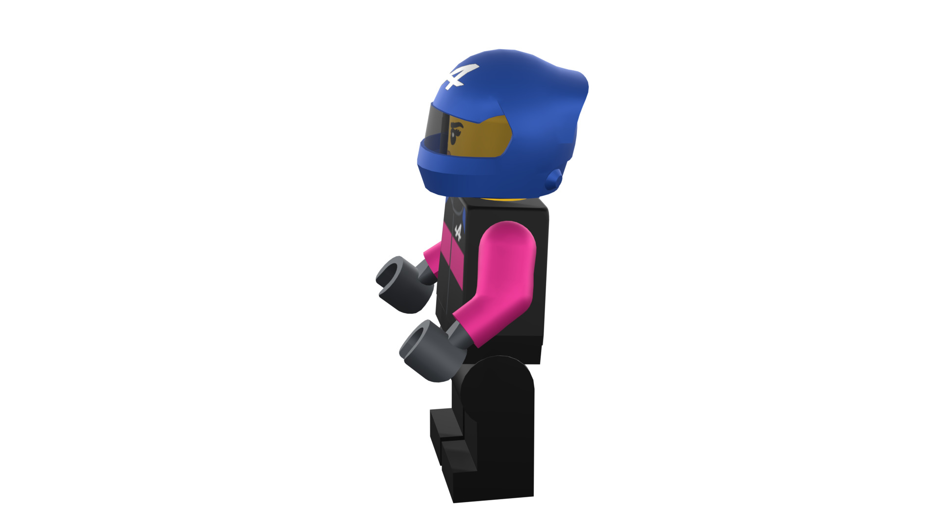 3D print minifigure - BWT Alpine F1 Racer 3D print model_32