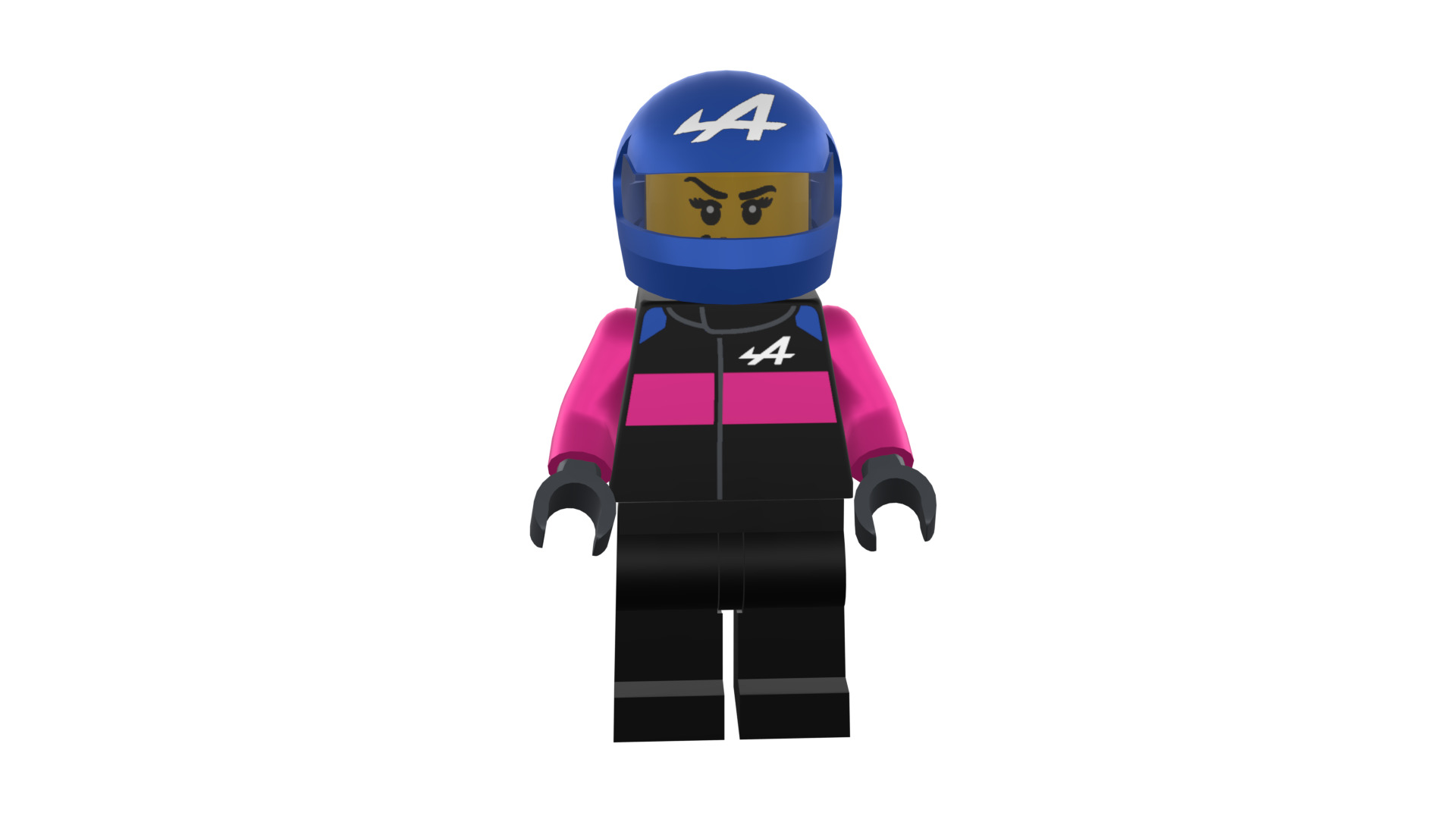3D print minifigure - BWT Alpine F1 Racer 3D print model_47