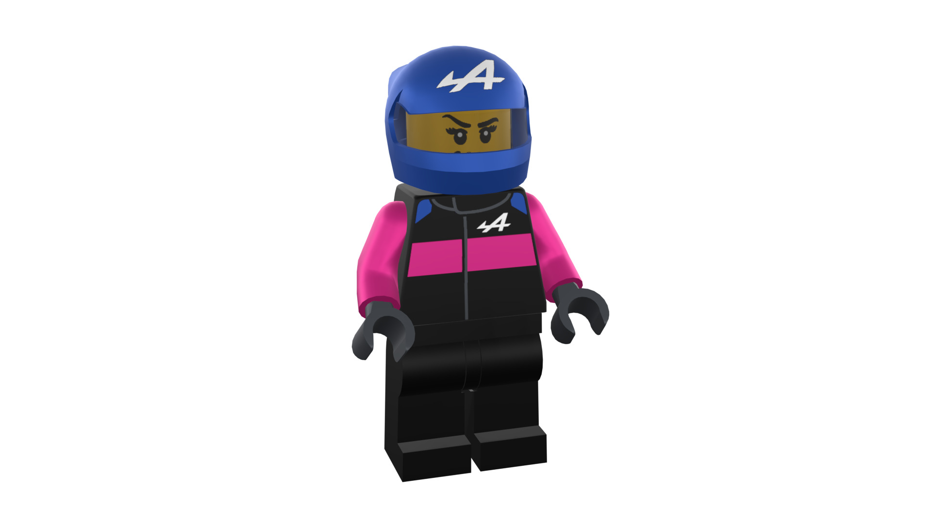 3D print minifigure - BWT Alpine F1 Racer 3D print model_7