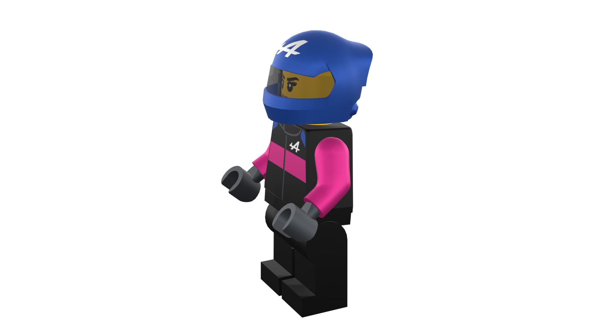 3D print minifigure - BWT Alpine F1 Racer 3D print model_25