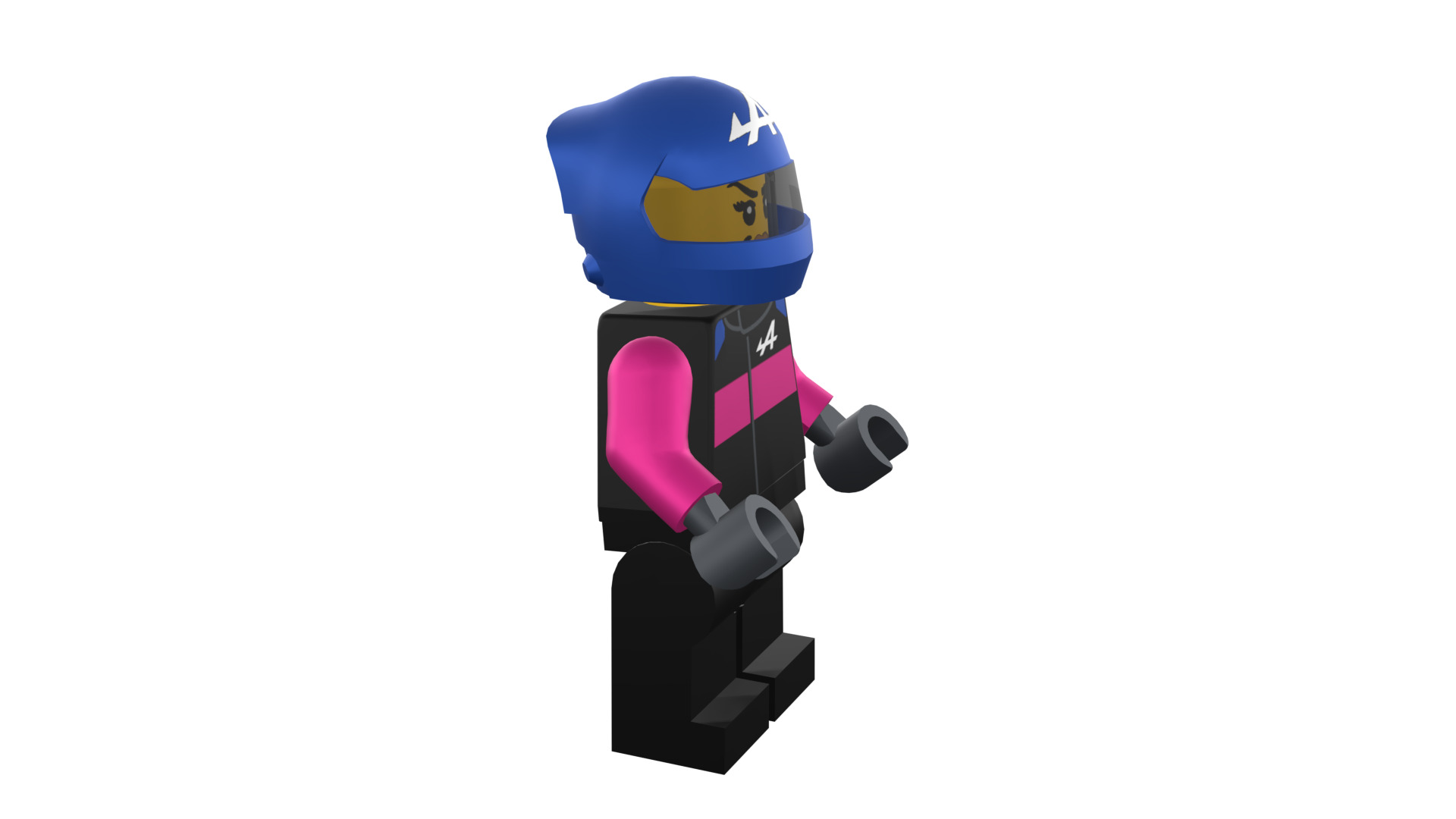 3D print minifigure - BWT Alpine F1 Racer 3D print model_27