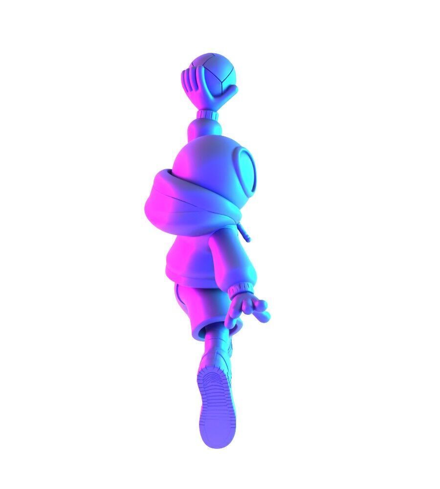 Spiderman Air Jordan 1 Chibi toy 3D print model_17