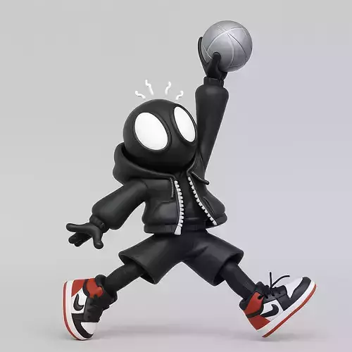 Spiderman Air Jordan 1 Chibi toy 3D print model