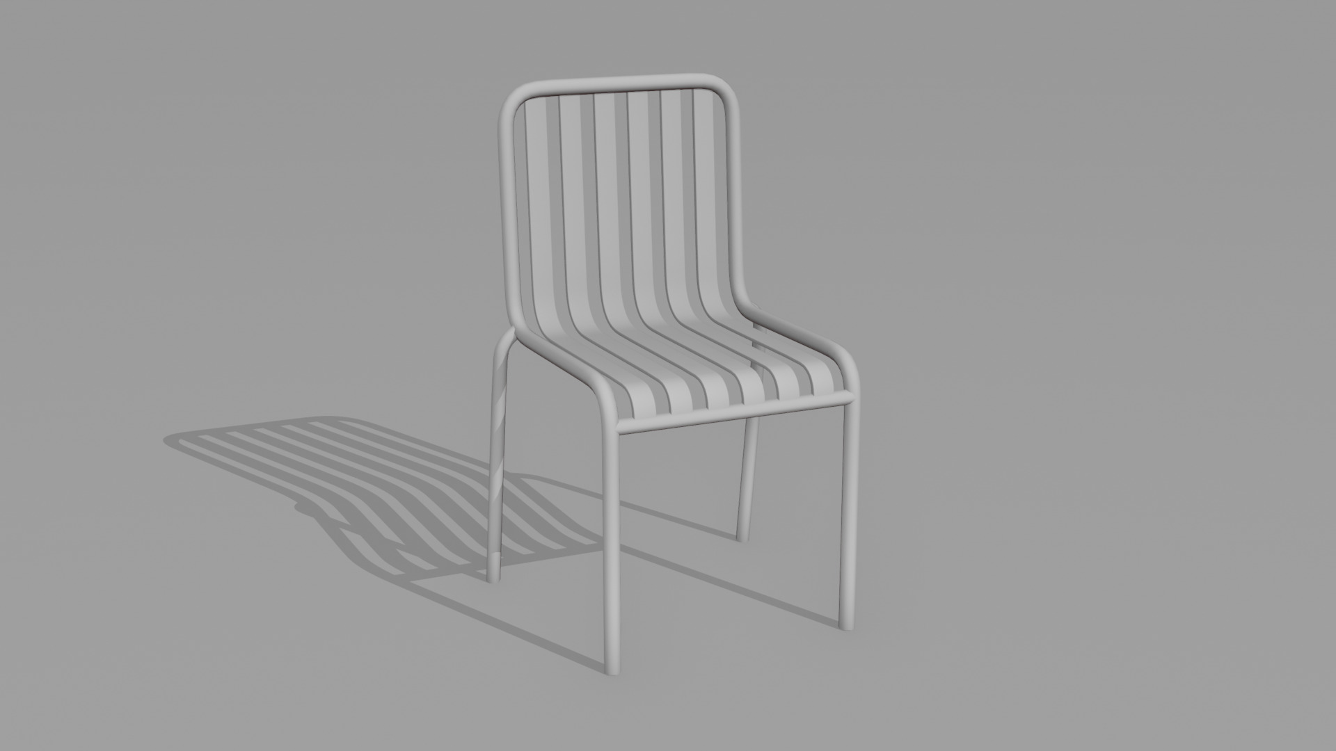 3D Steel Chair Pack - 10 Variants Game-Ready PBR Asset Low-poly 3D model_13