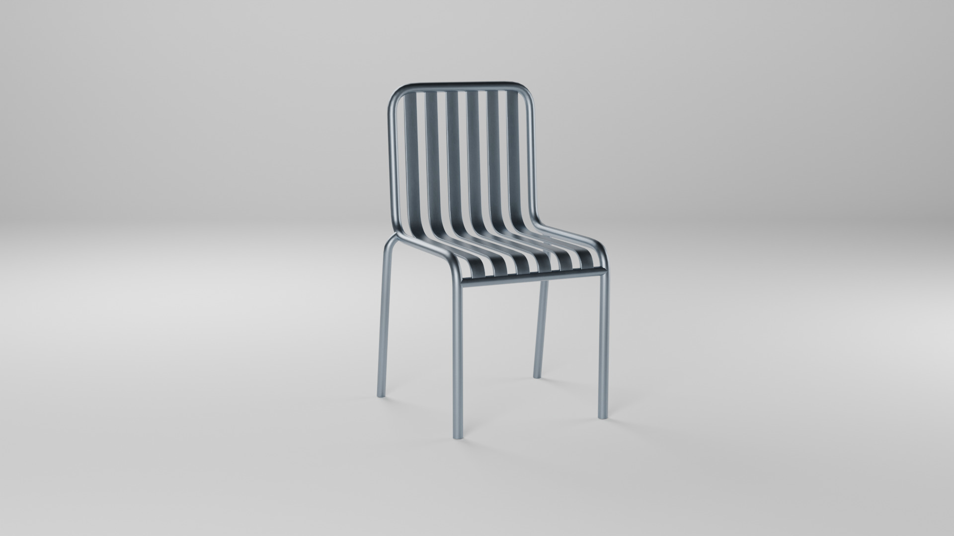 3D Steel Chair Pack - 10 Variants Game-Ready PBR Asset Low-poly 3D model_4