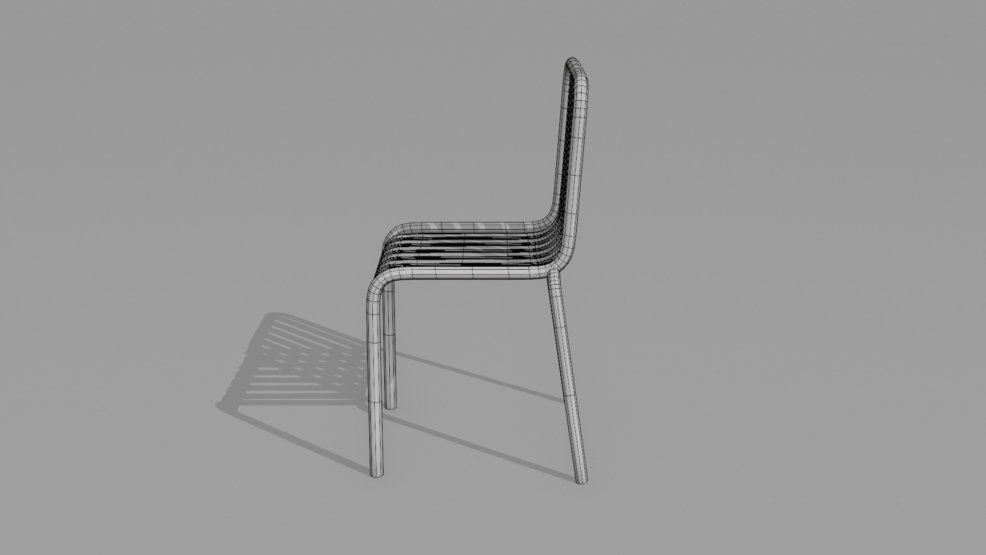 3D Steel Chair Pack - 10 Variants Game-Ready PBR Asset Low-poly 3D model_21