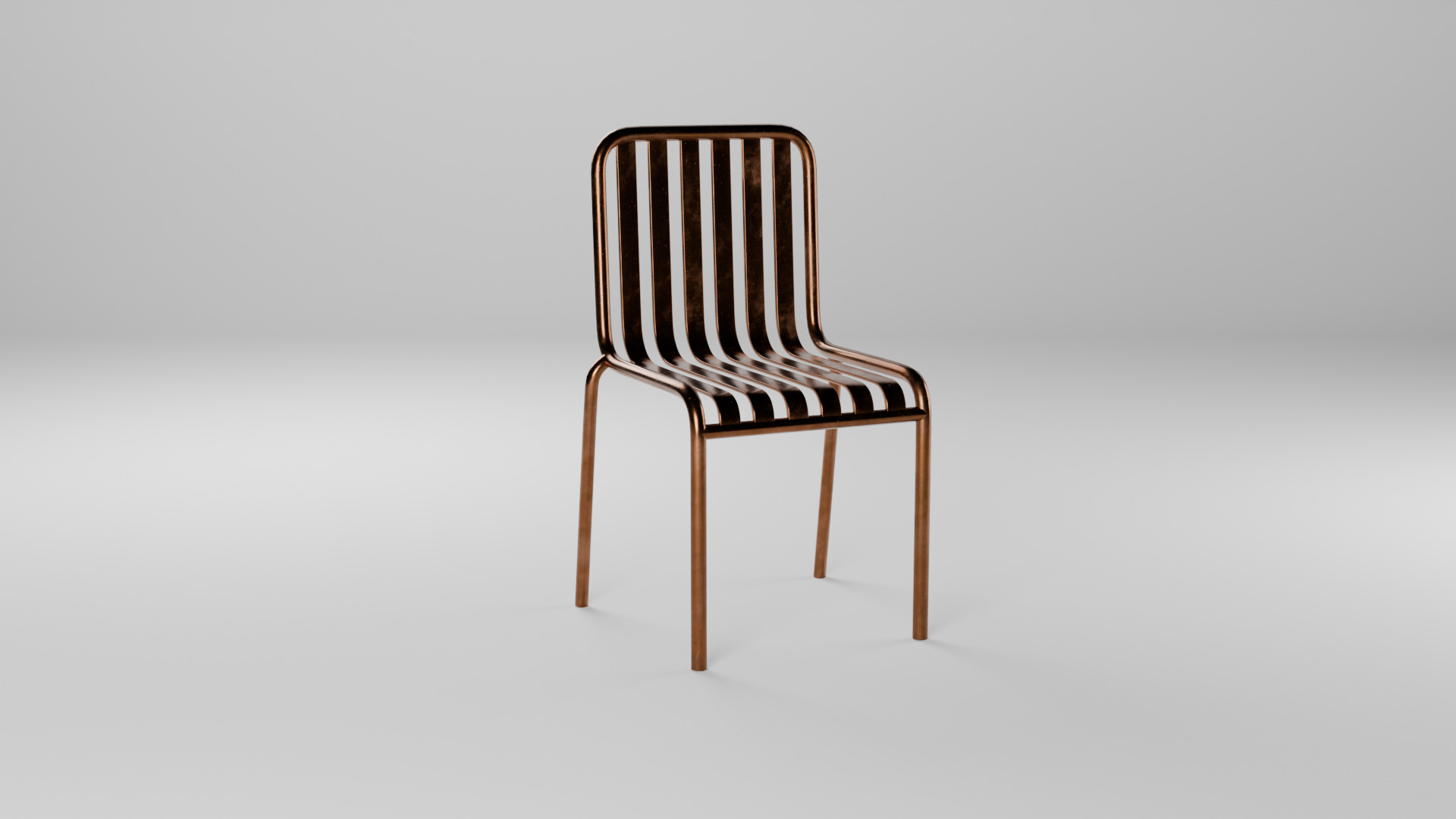 3D Steel Chair Pack - 10 Variants Game-Ready PBR Asset Low-poly 3D model_3