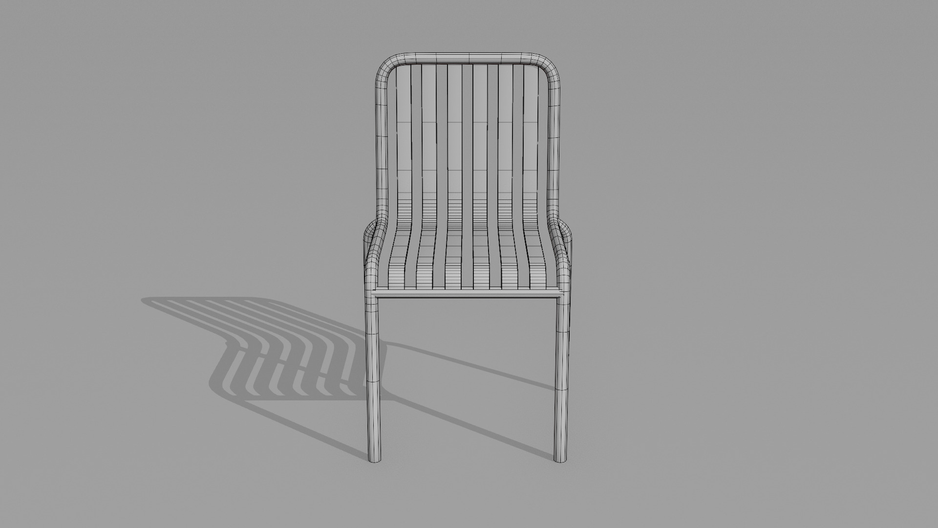 3D Steel Chair Pack - 10 Variants Game-Ready PBR Asset Low-poly 3D model_18