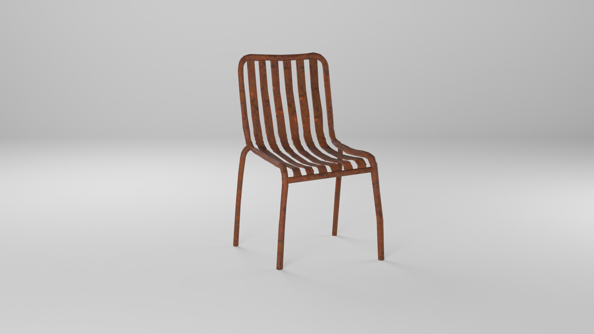 3D Steel Chair Pack - 10 Variants Game-Ready PBR Asset Low-poly 3D model_5