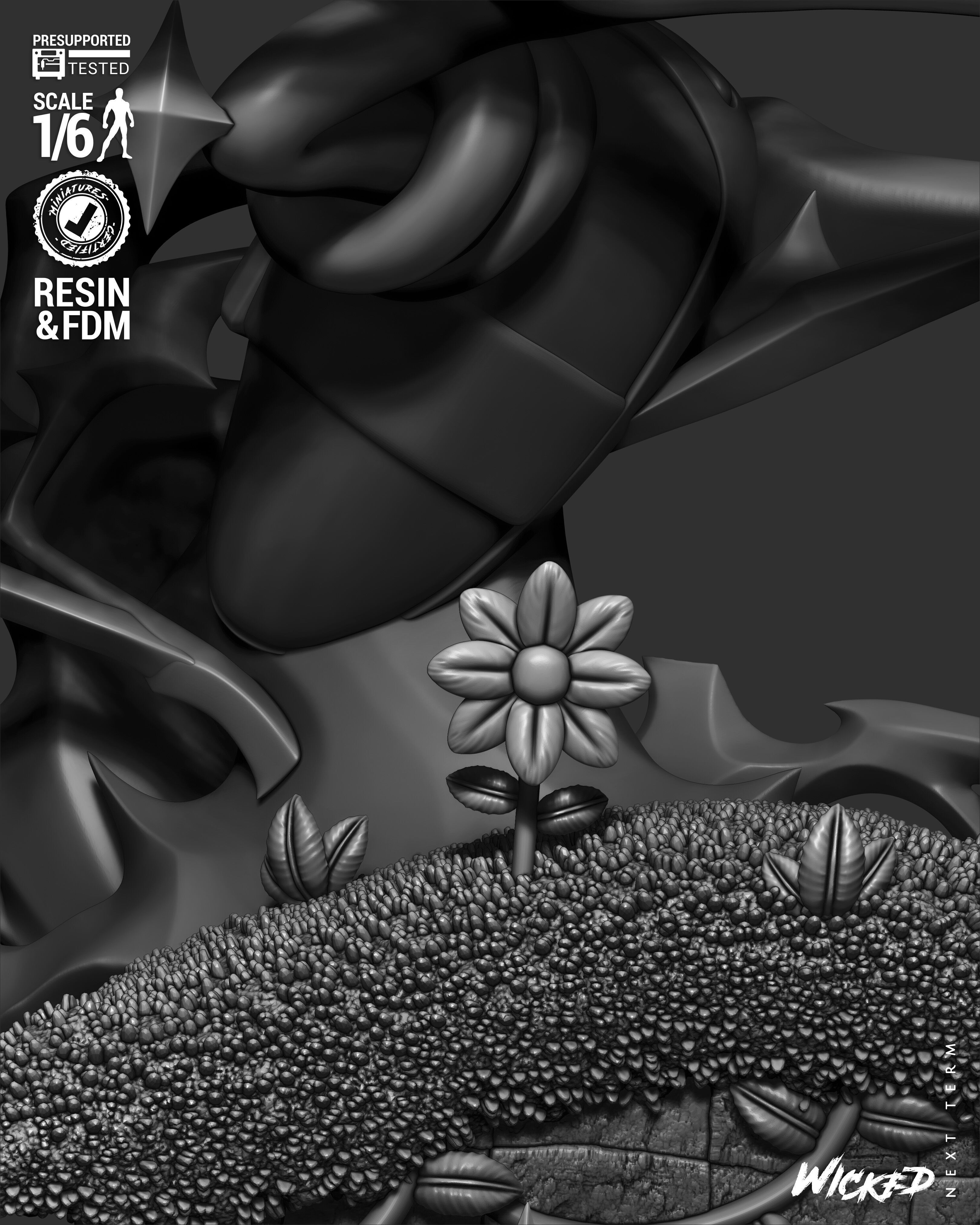 Wicked Video Games Sonic Sculpture 3D print model_25