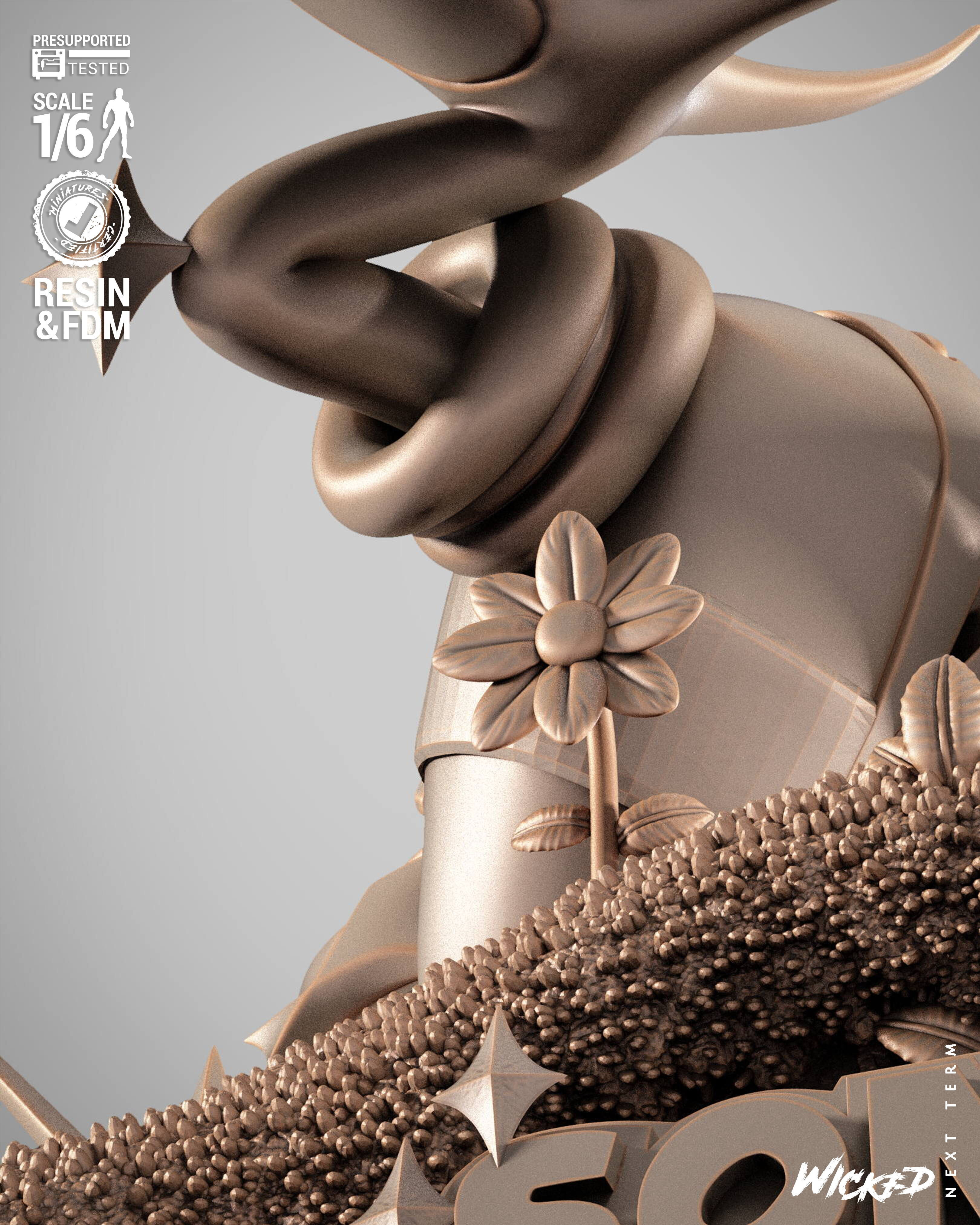 Wicked Video Games Sonic Sculpture 3D print model_38