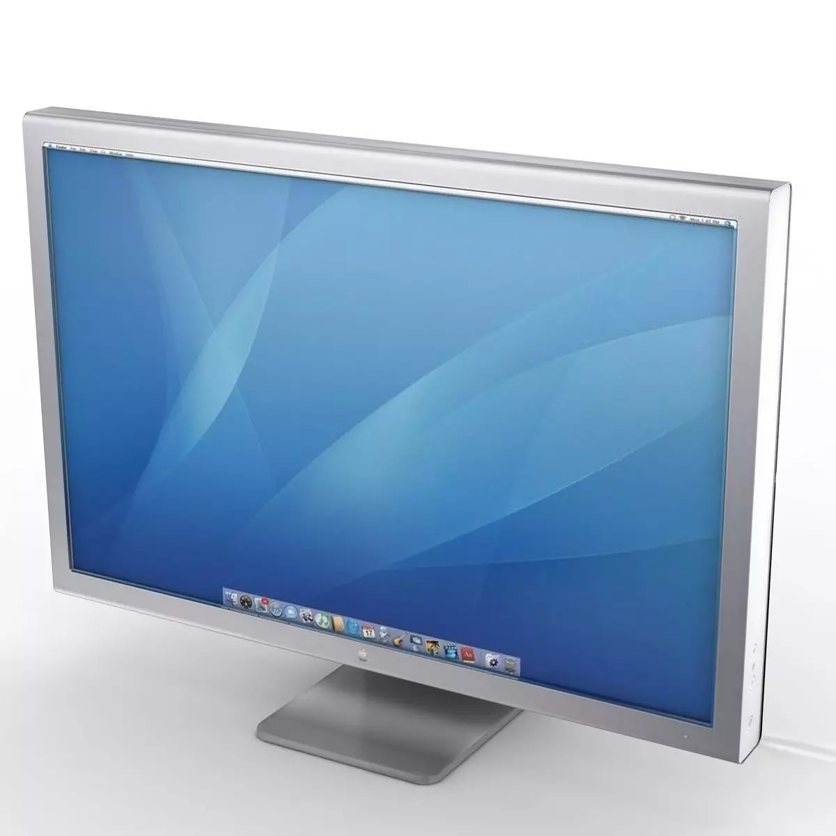 Apple Cinema Display Low-poly 3D model_0