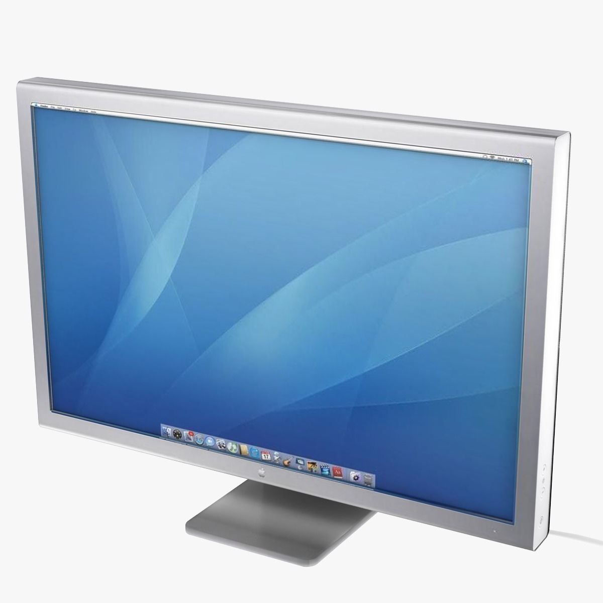 Apple Cinema Display Low-poly 3D model_6