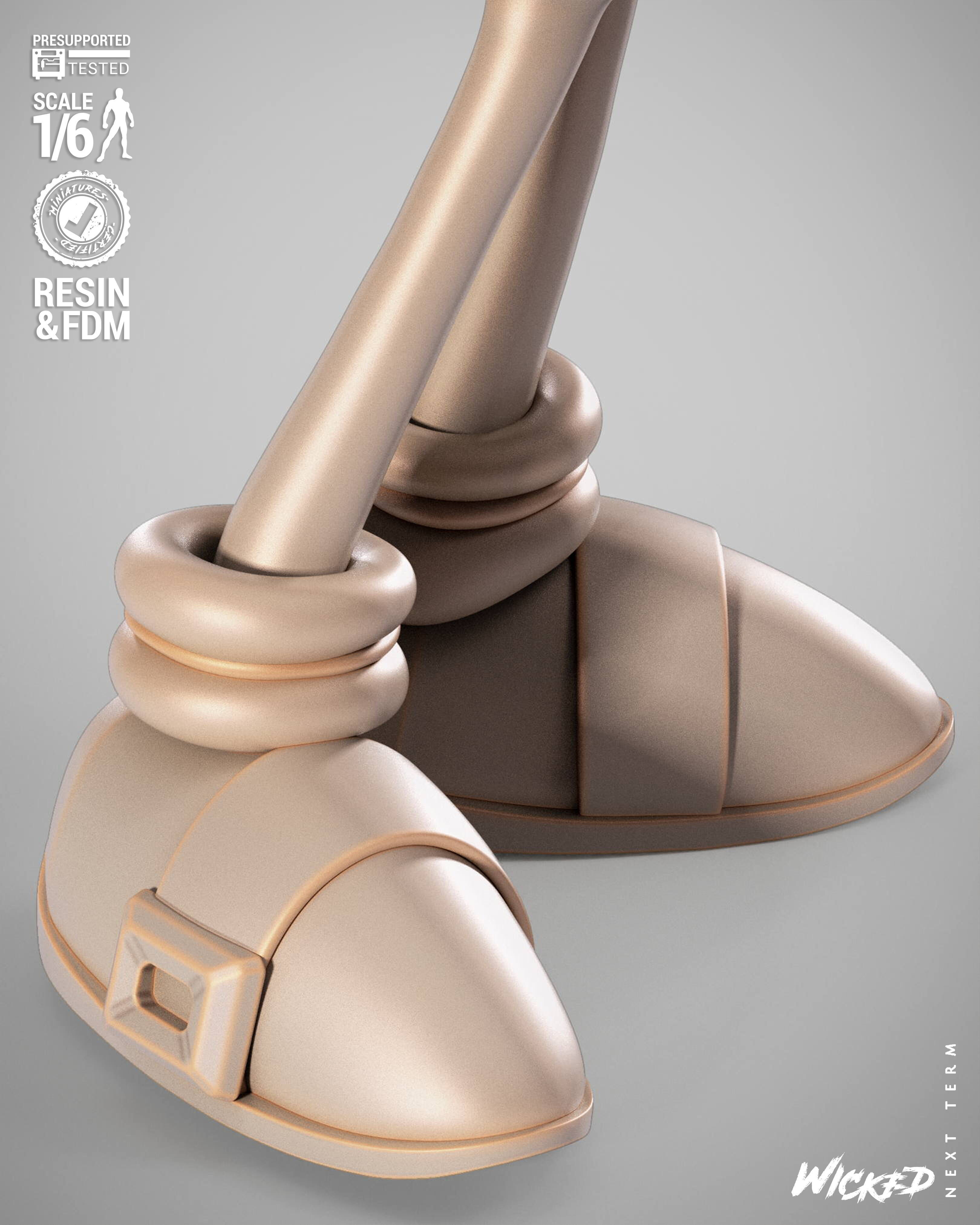 Wicked Video Games Sonic Sculpture Stand 3D print model_63