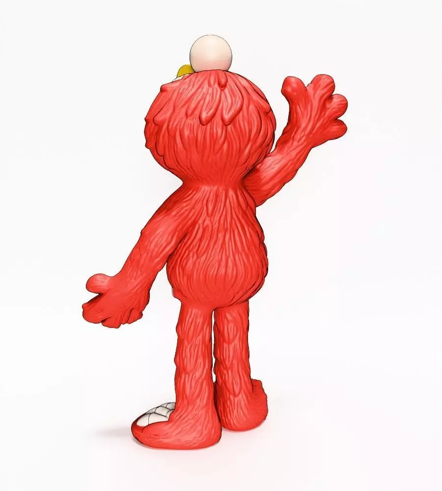 Dissected Elmo toy 3D print model_10