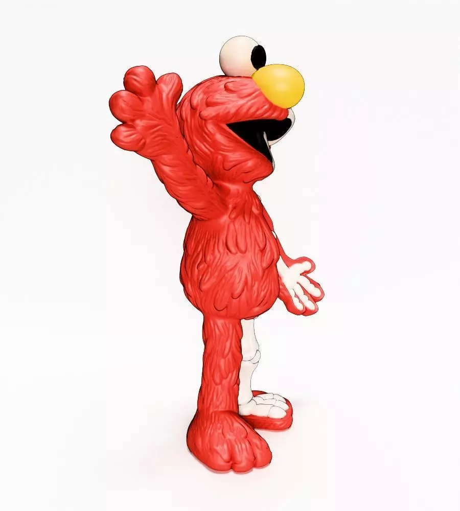 Dissected Elmo toy 3D print model_19