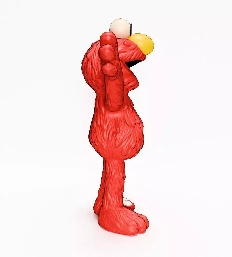 Dissected Elmo toy 3D print model_17