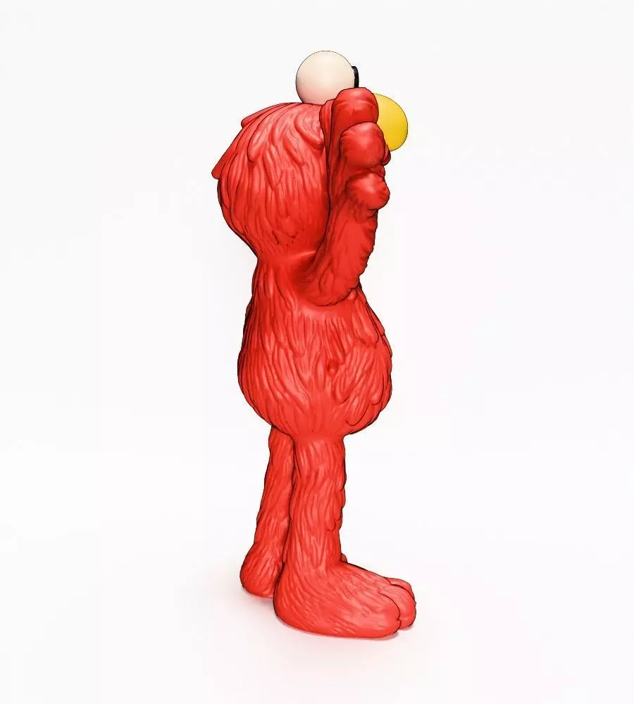 Dissected Elmo toy 3D print model_16