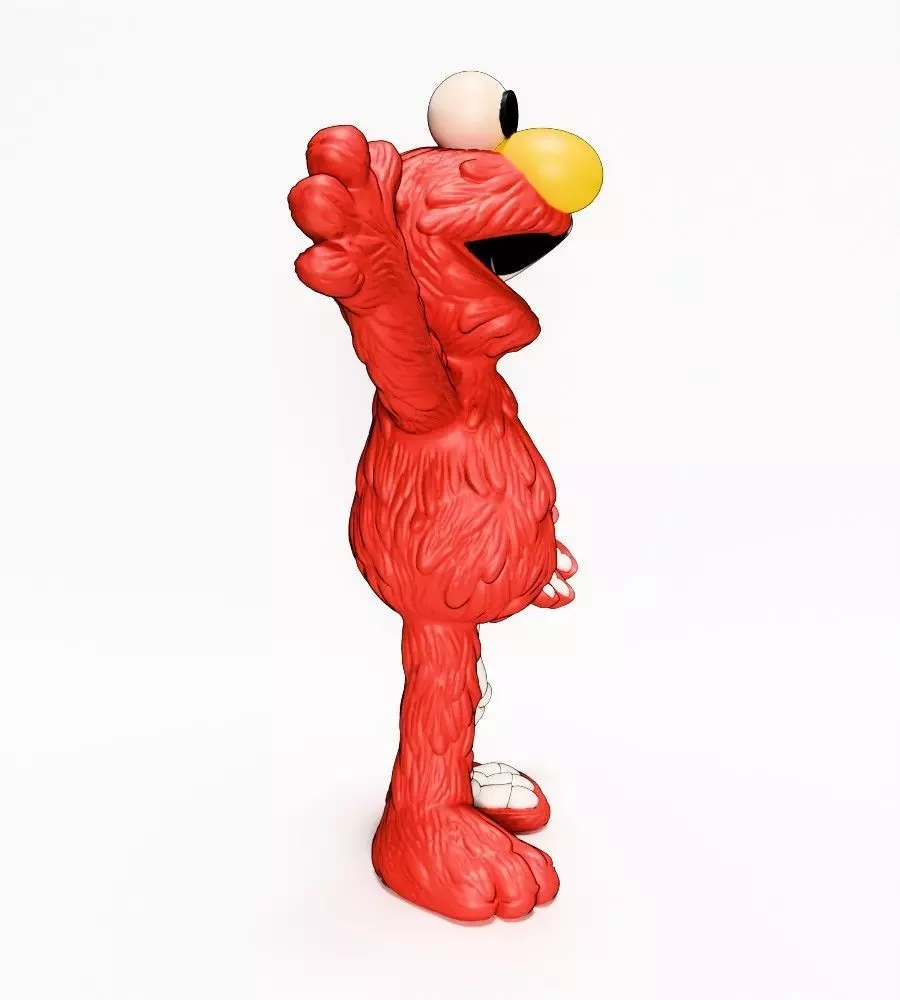 Dissected Elmo toy 3D print model_18