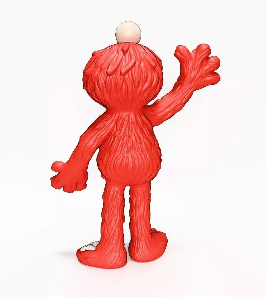 Dissected Elmo toy 3D print model_11