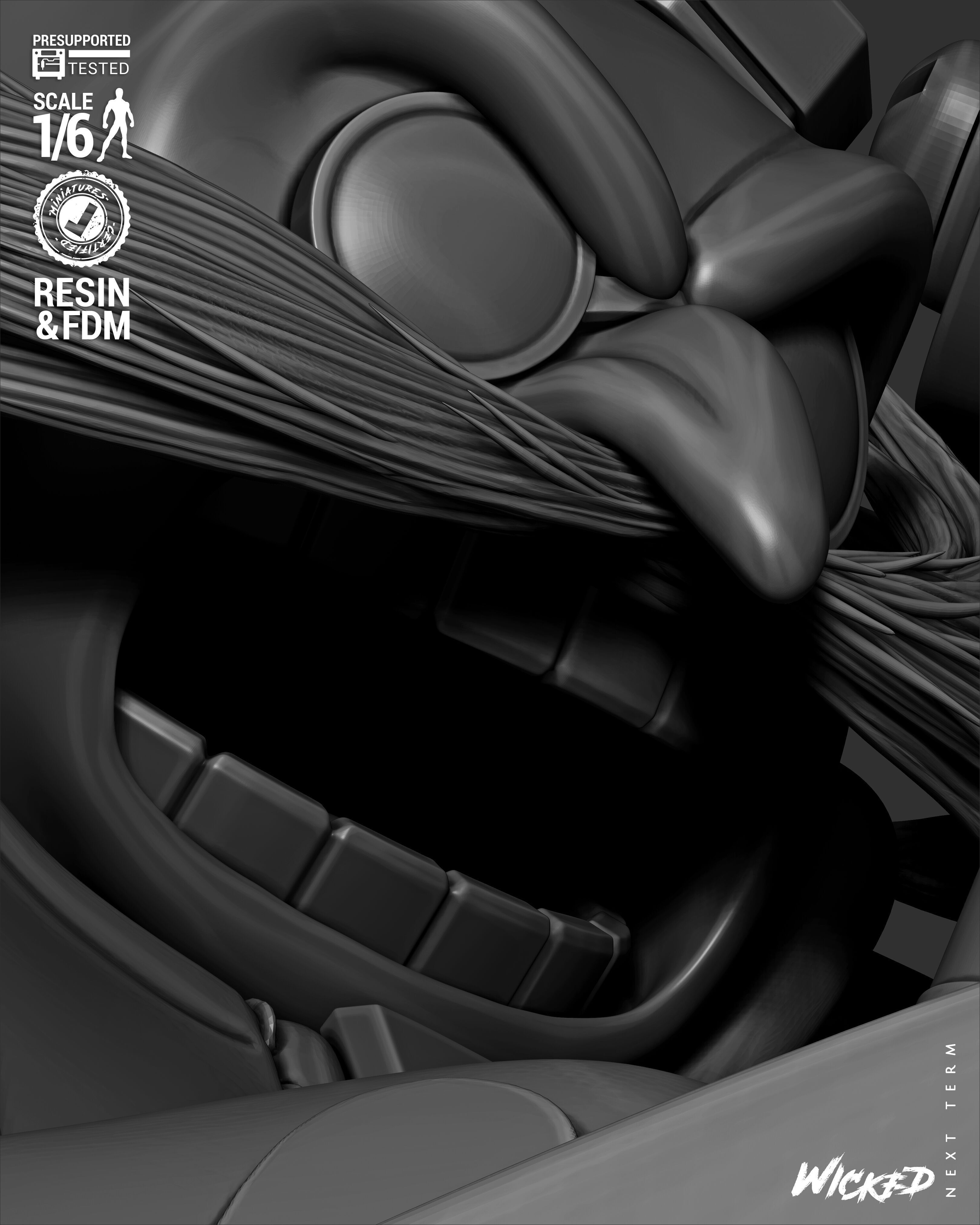 Wicked Video Games Dr Eggman Sculpture 3D print model_29