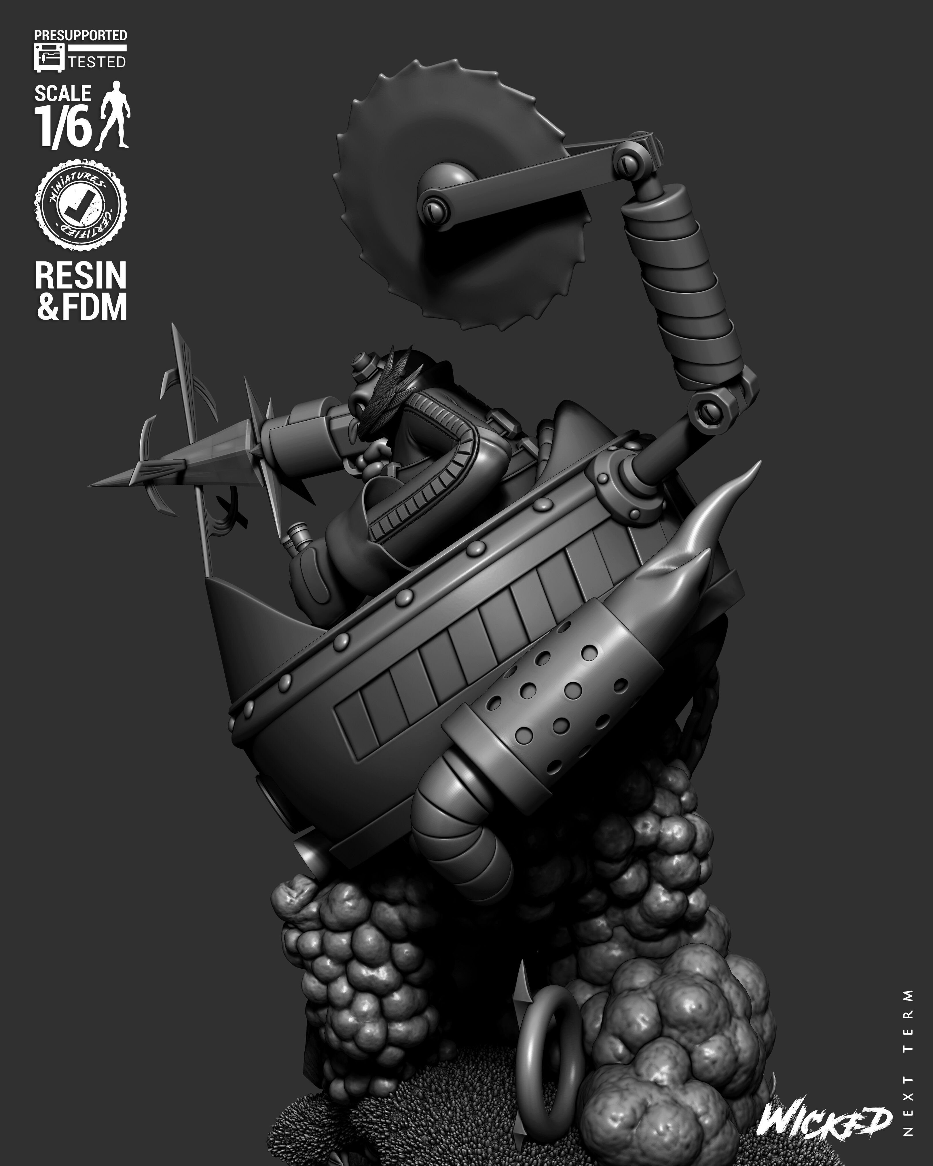 Wicked Video Games Dr Eggman Sculpture 3D print model_47