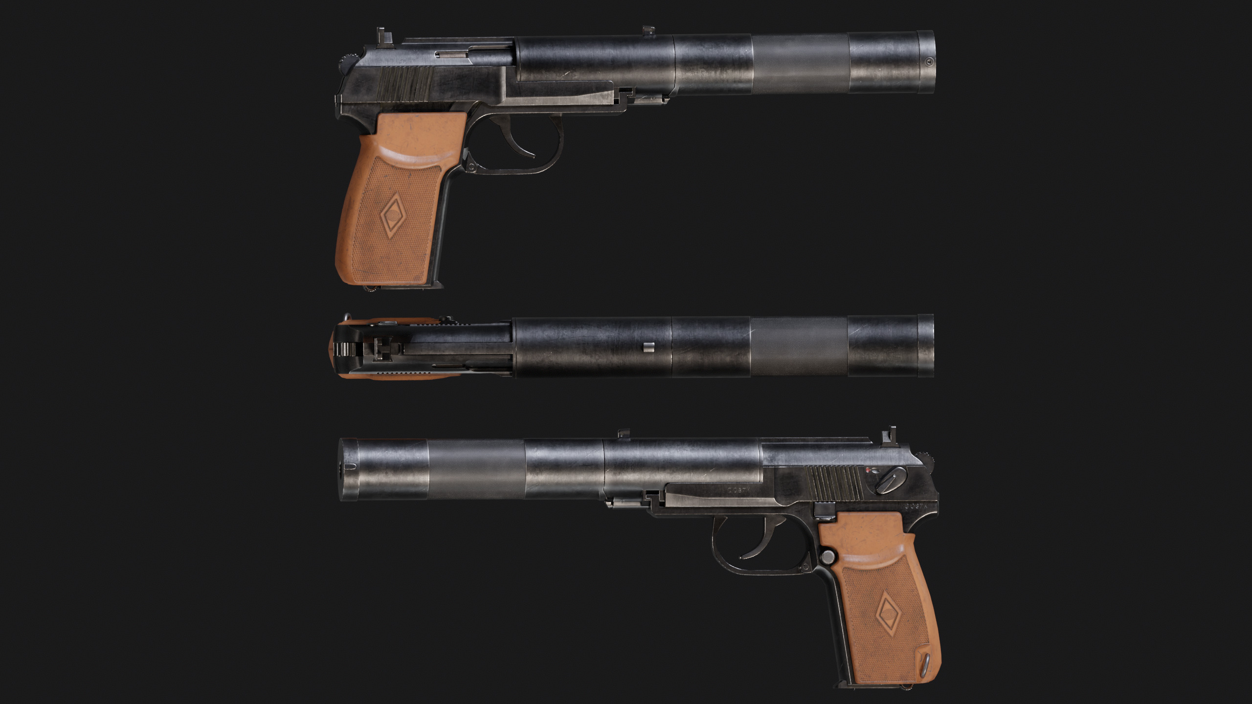 Grau 6p9 PB Low-poly 3D model_3