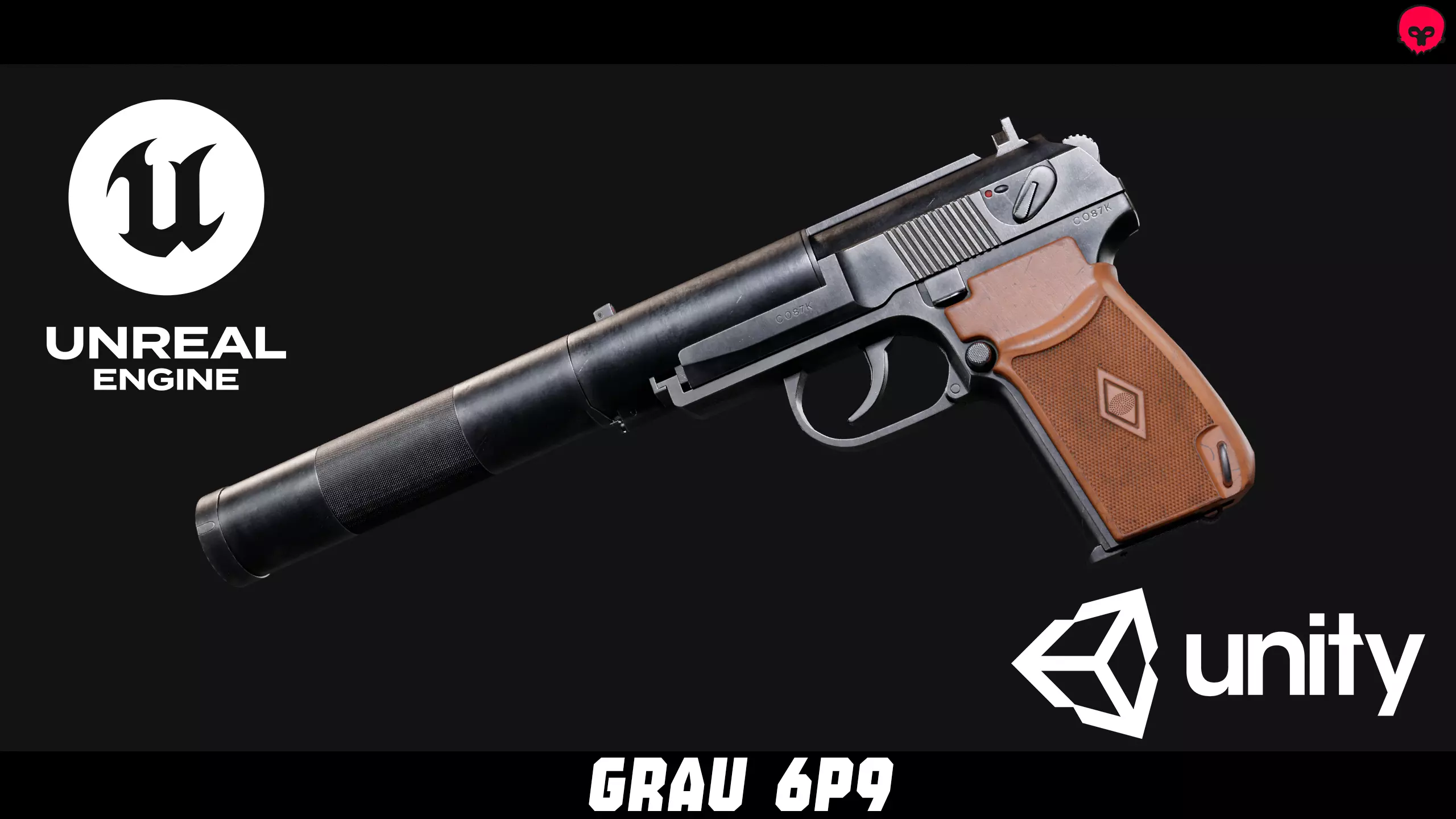 Grau 6p9 PB Low-poly 3D model_0