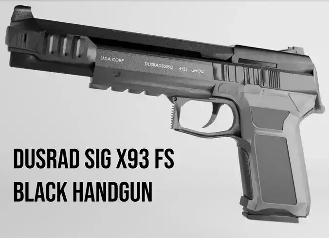 GUN Dusrad SIG X93 FS Black Handgun