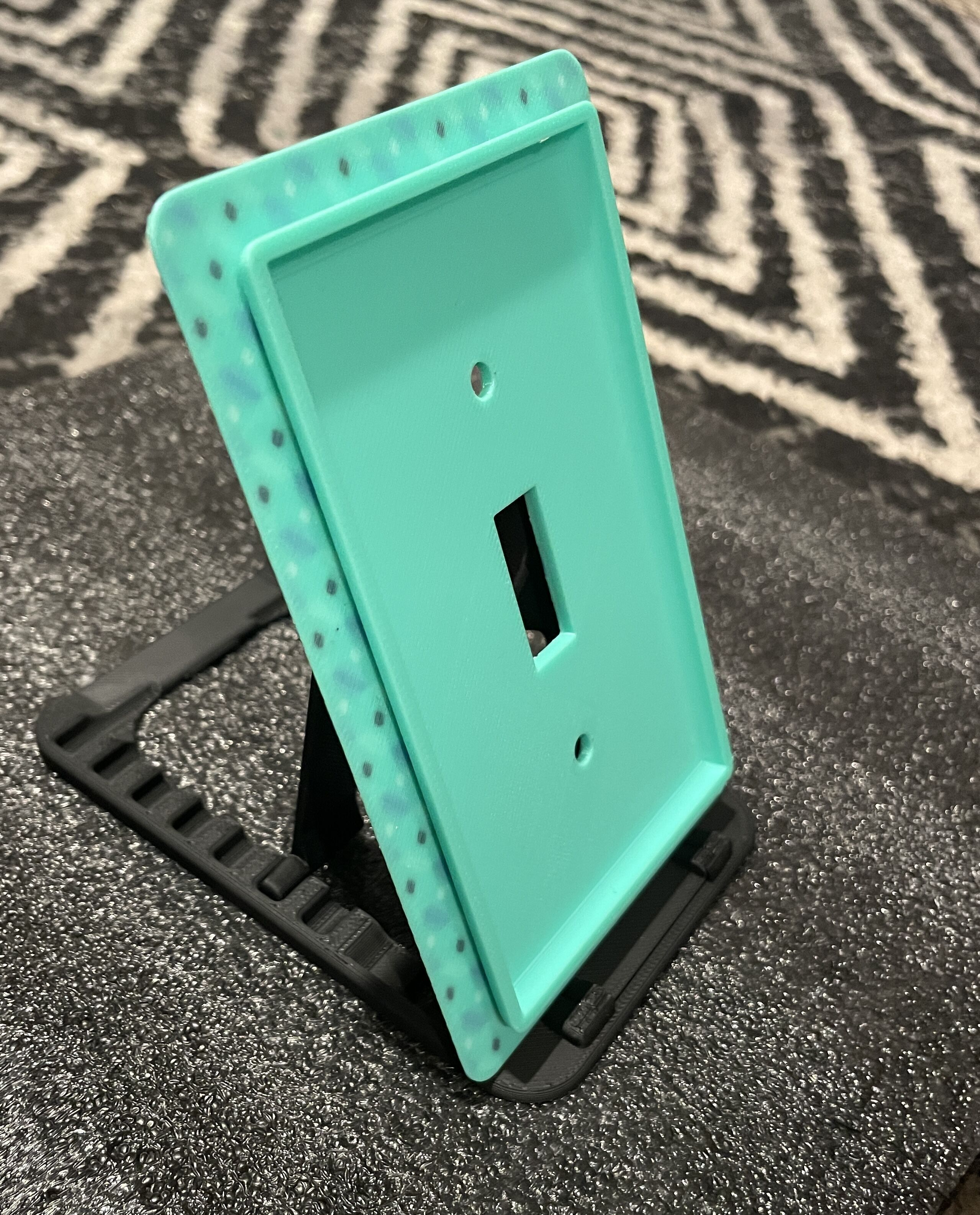 Square Illusion Light Switch Cover 3D print model_7