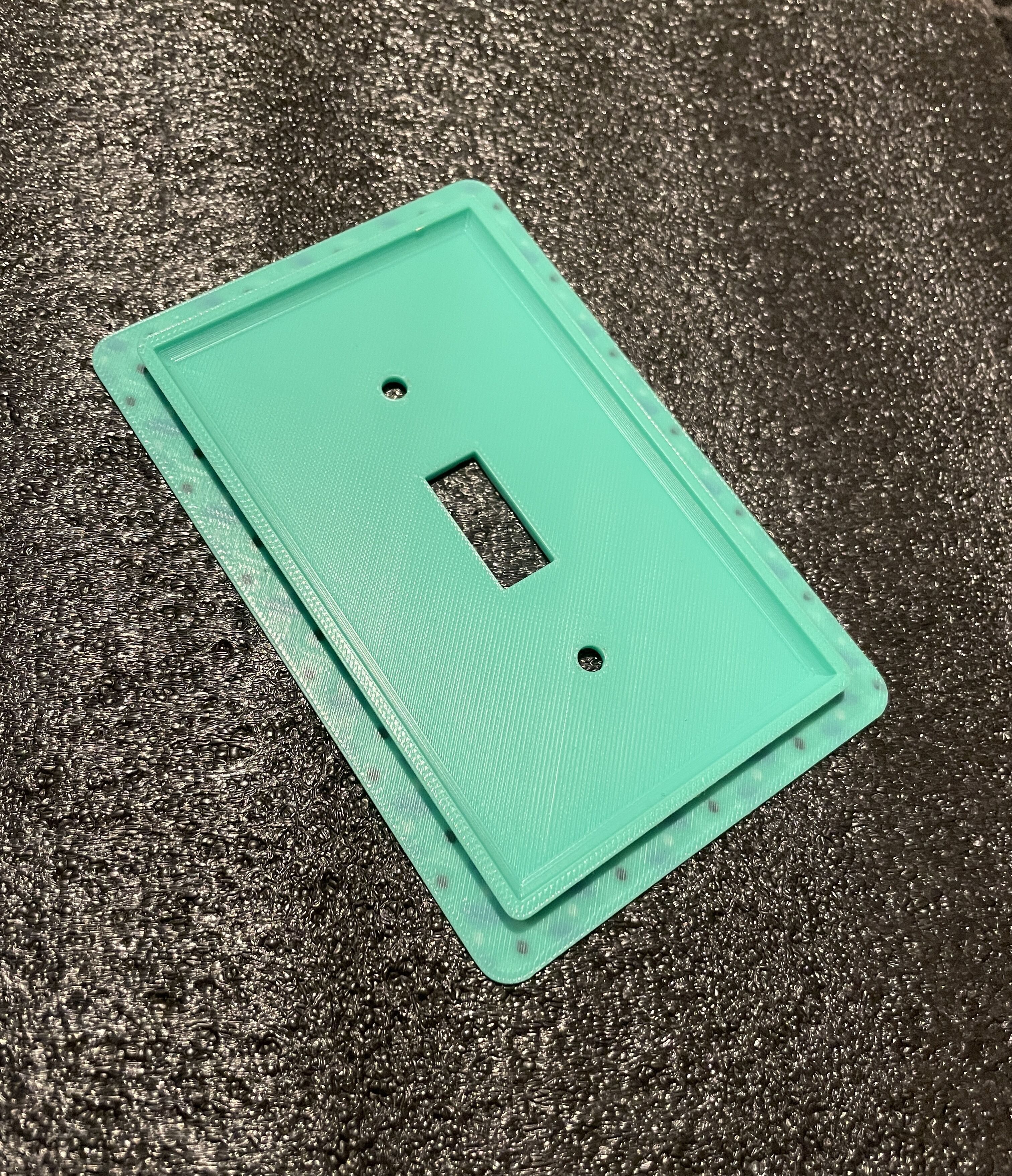 Square Illusion Light Switch Cover 3D print model_4