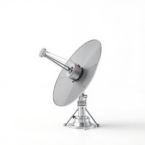Satellite Dish Model Pack with Adjustable Stand Low-poly 3D model