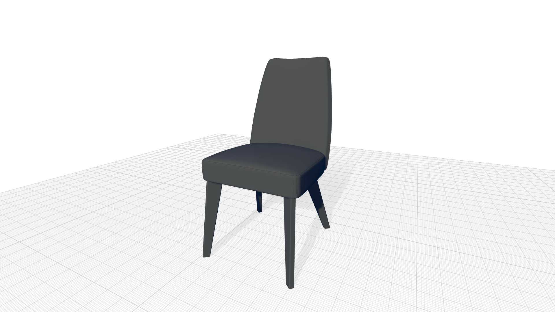 Exsu Dining Chair 3D model_3