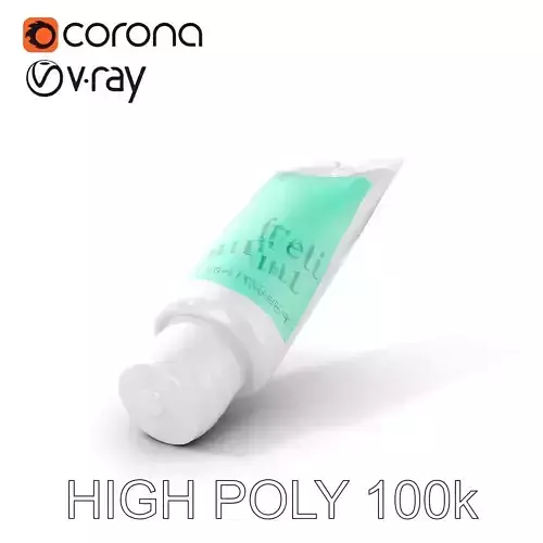 Toothpaste Tube Model Pack  Mint Edition