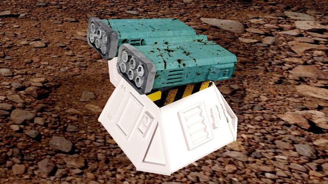 Missile add-on for Outpost 3D print model