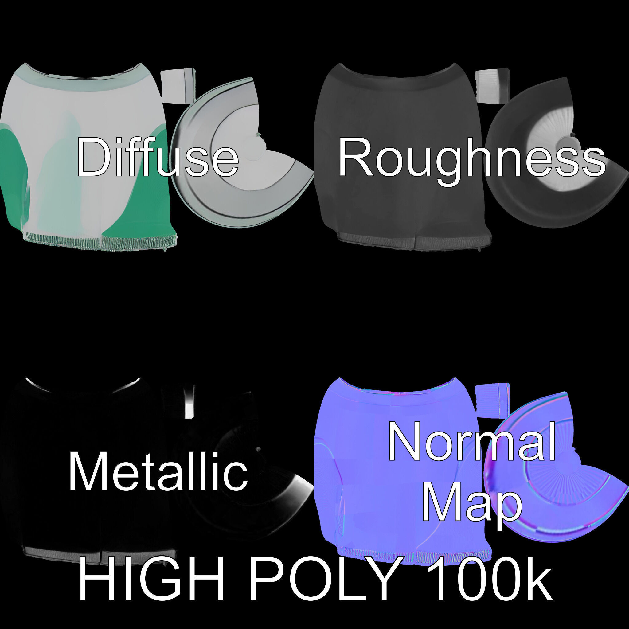 Toothpaste Tube D Model Pack Low-poly 3D model_3